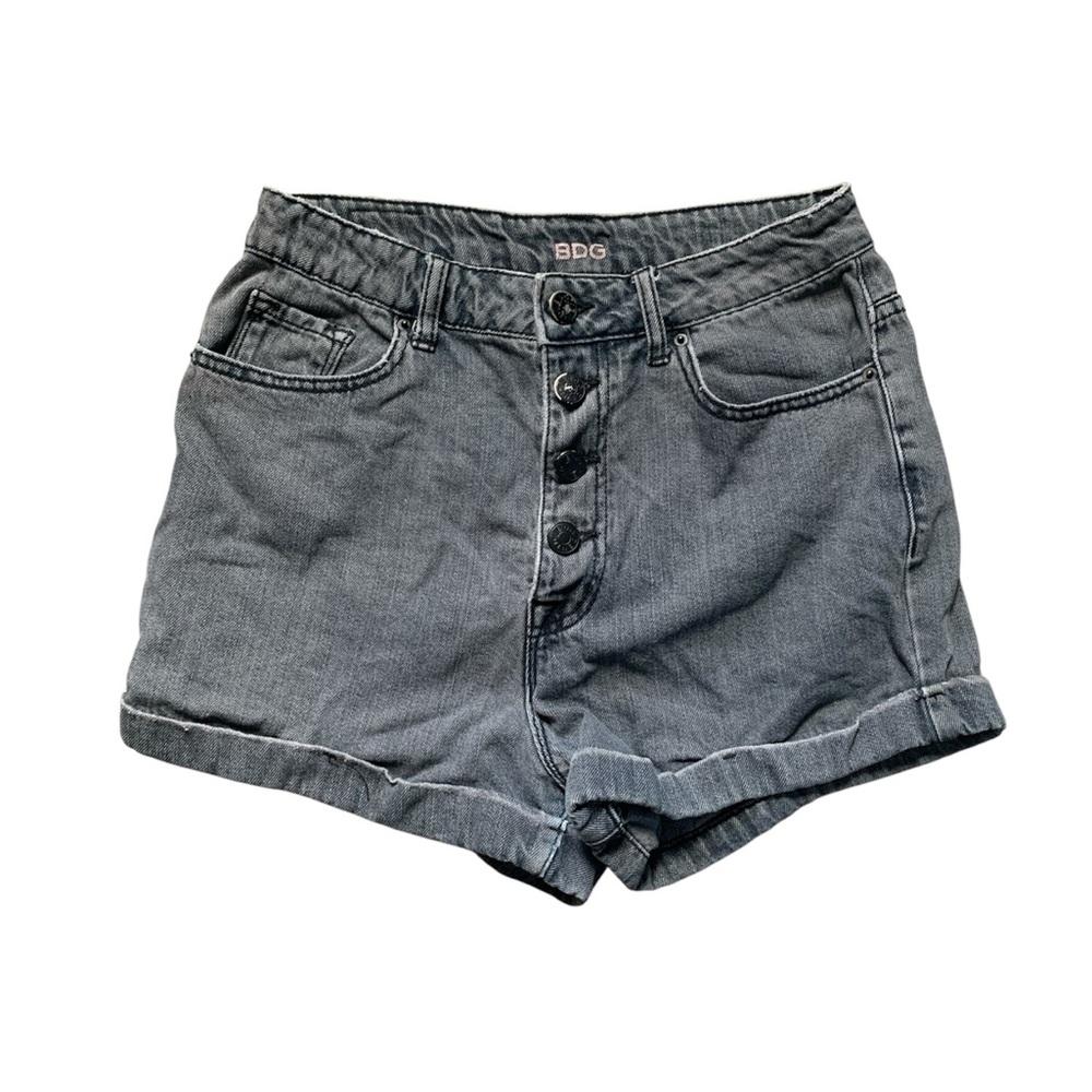 BDG Black Denim Shorts Super High-Rise Foxy 28
